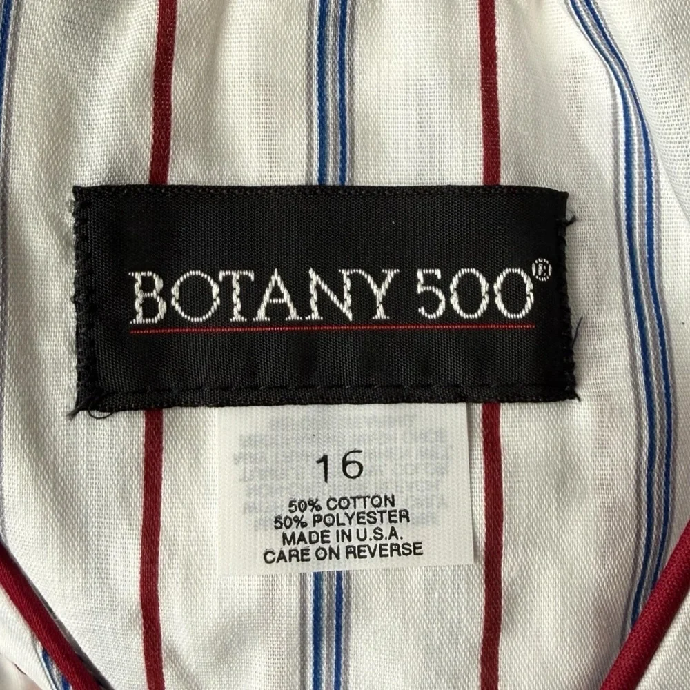 Vintage Botany 500 Boys/Kids Short‑Sleeve Stripe Lounge Pajama Set Size 16 NWT